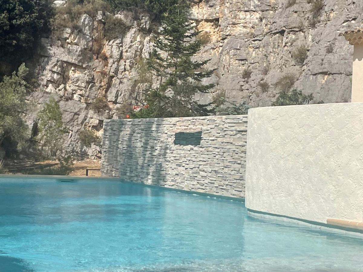 La Villa Des Carriers- Maison Avec Piscine Proche Mer Roquefort Les Pins Bagian luar foto