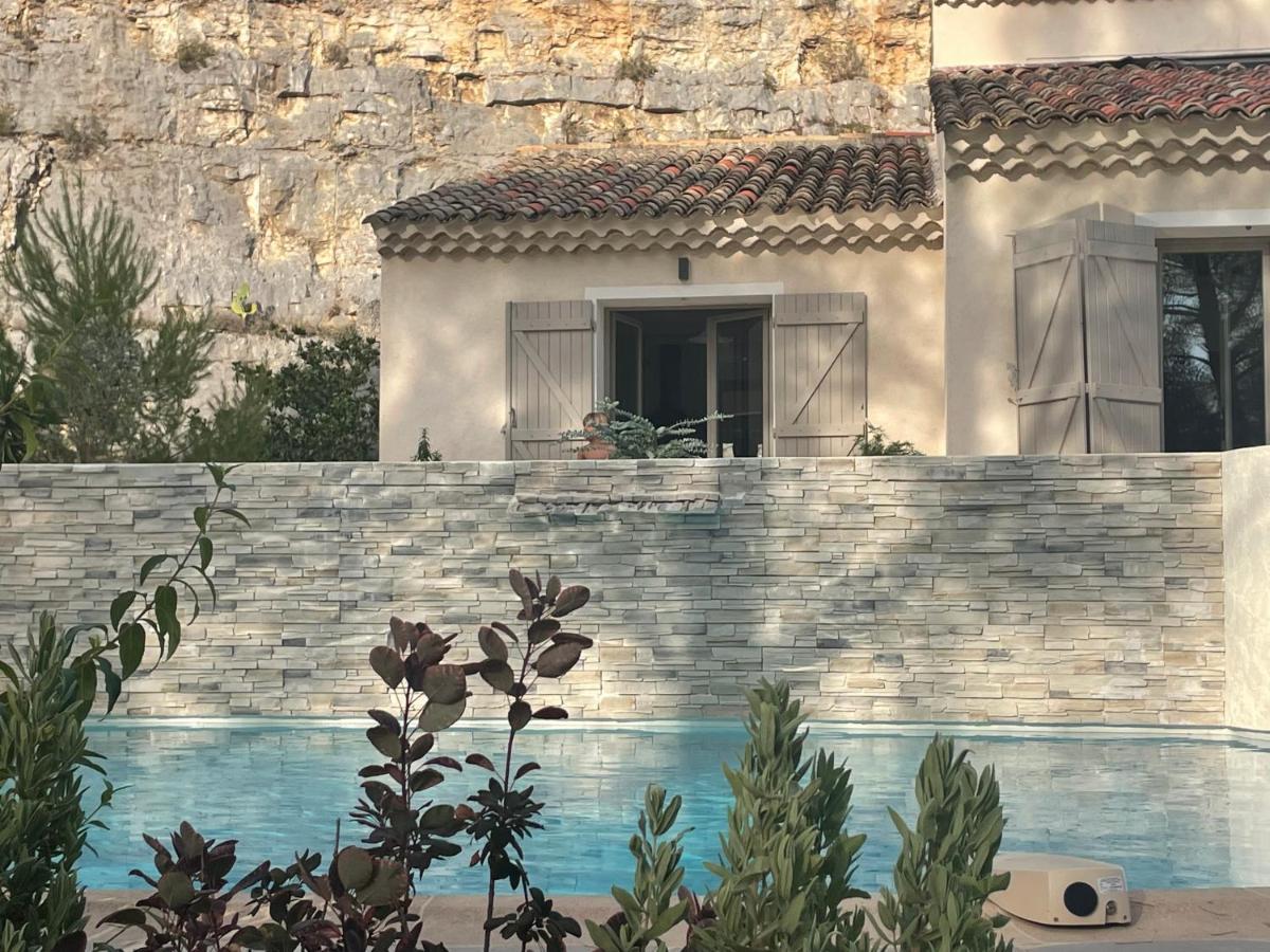 La Villa Des Carriers- Maison Avec Piscine Proche Mer Roquefort Les Pins Bagian luar foto