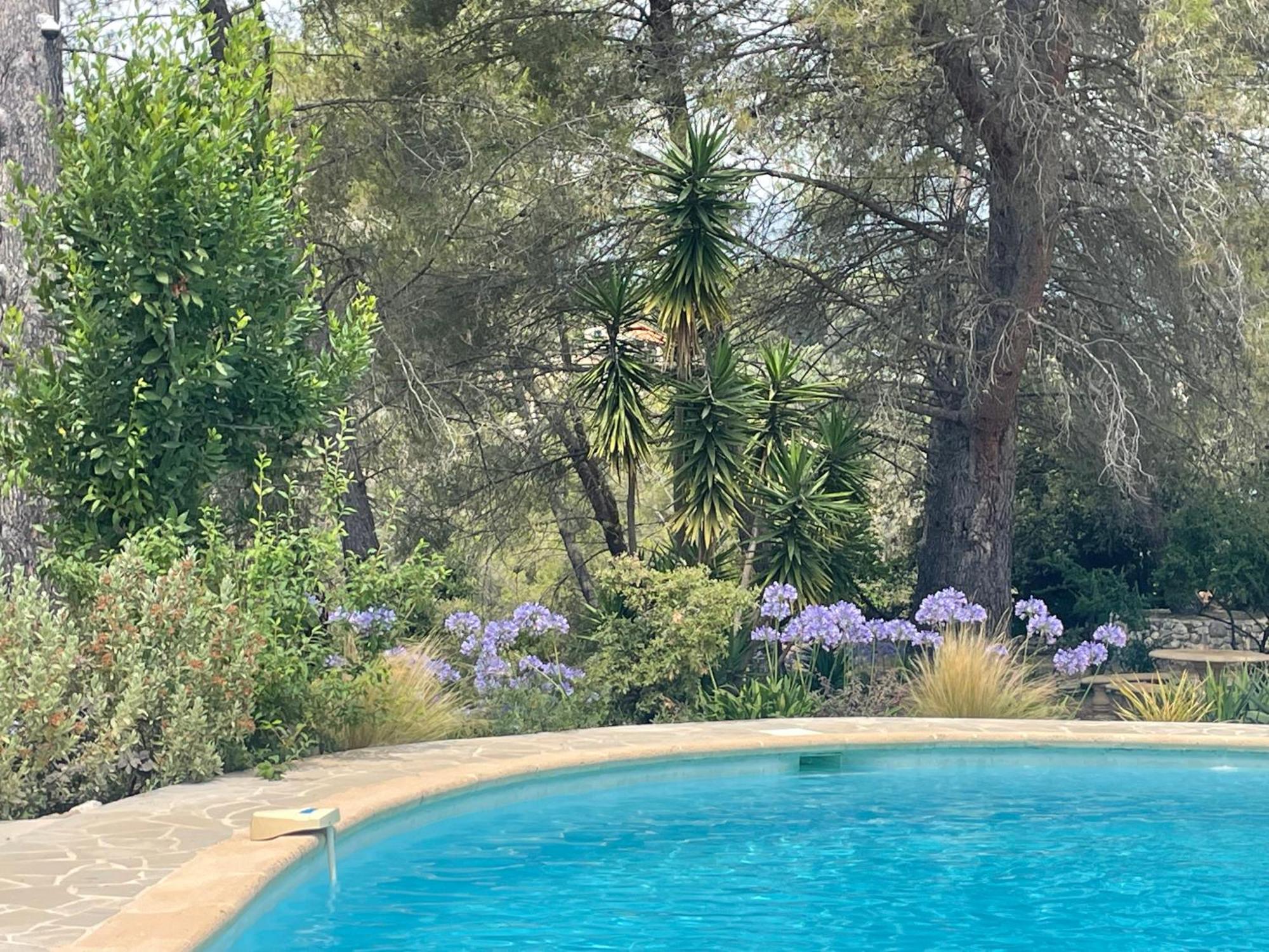 La Villa Des Carriers- Maison Avec Piscine Proche Mer Roquefort Les Pins Bagian luar foto
