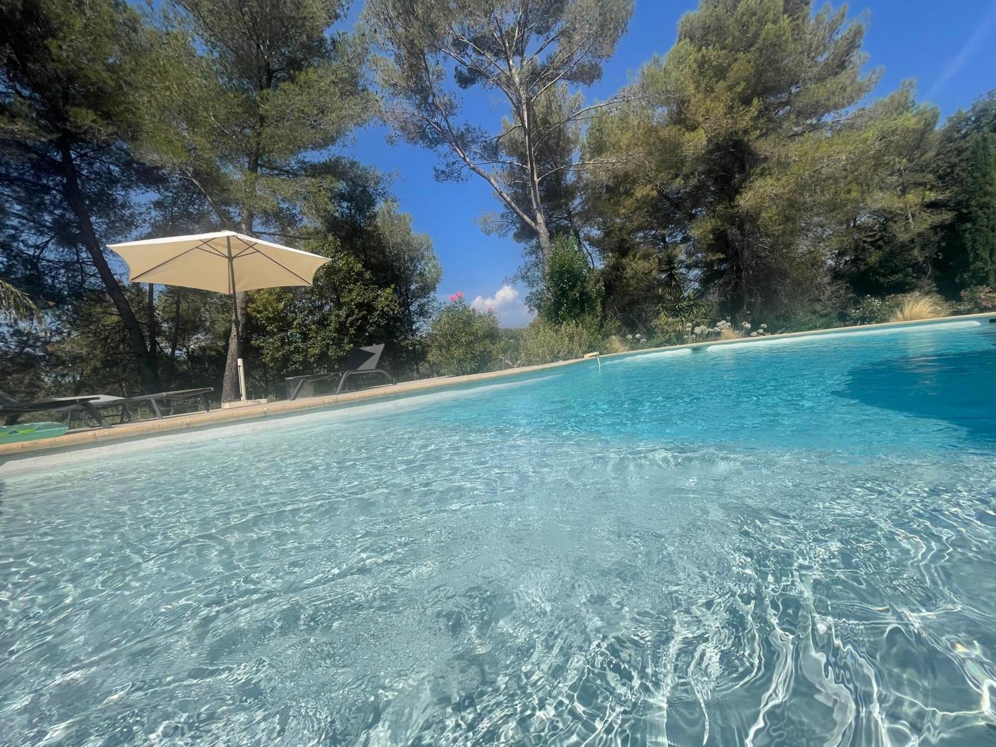 La Villa Des Carriers- Maison Avec Piscine Proche Mer Roquefort Les Pins Bagian luar foto