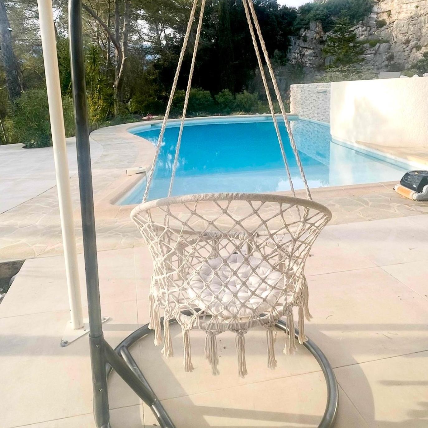 La Villa Des Carriers- Maison Avec Piscine Proche Mer Roquefort Les Pins Bagian luar foto