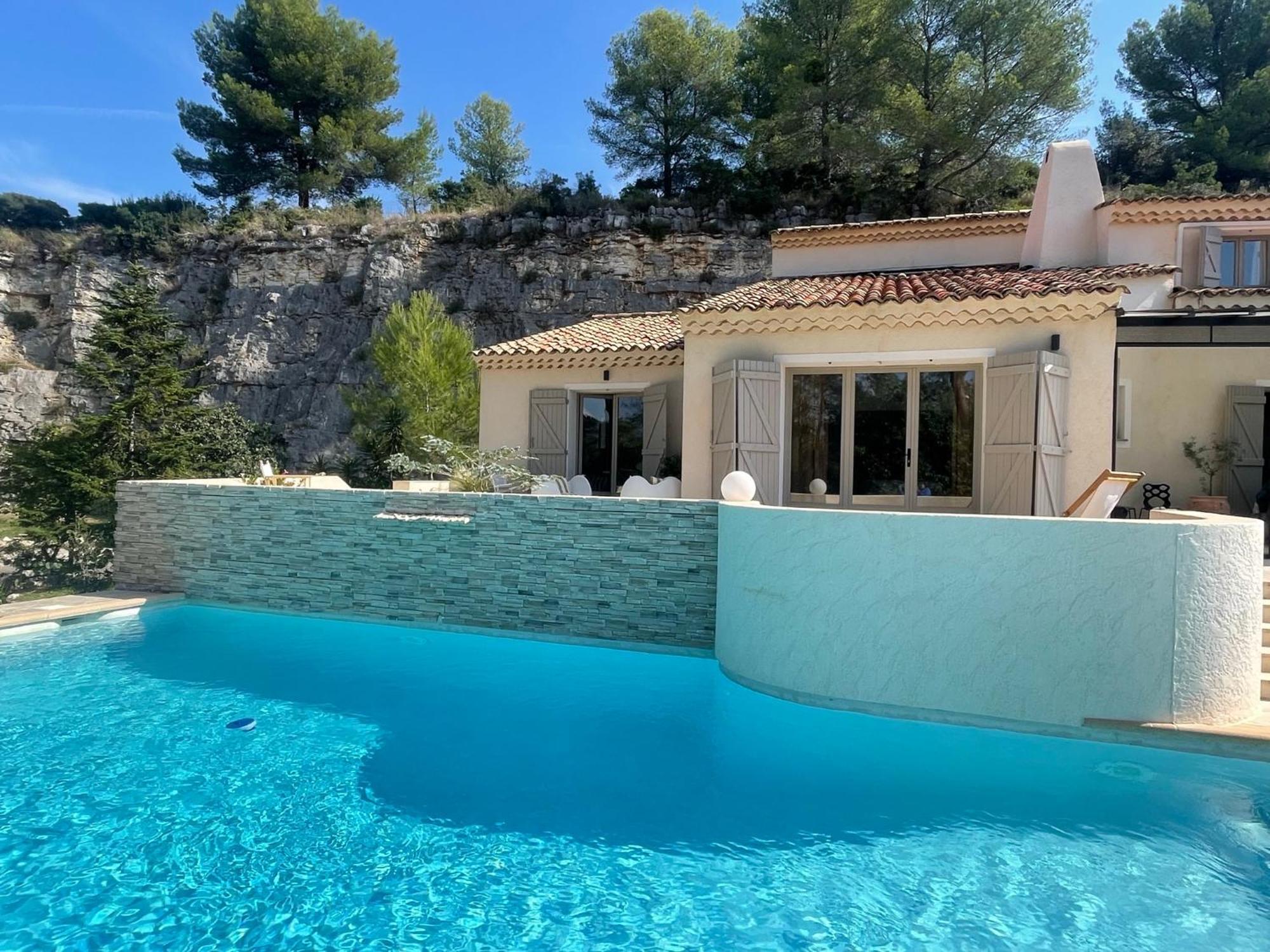 La Villa Des Carriers- Maison Avec Piscine Proche Mer Roquefort Les Pins Bagian luar foto